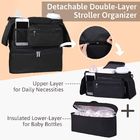 Double Layers Baby Stroller Organizer Bag 0.6kg