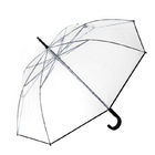 ABS Handle 47 Inch Clear Umbrella Large Auto Open Windproof